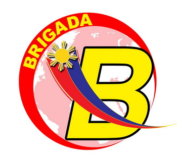 104.7 Brigada News FM National-Mega Manila DWEY Radio Station logo