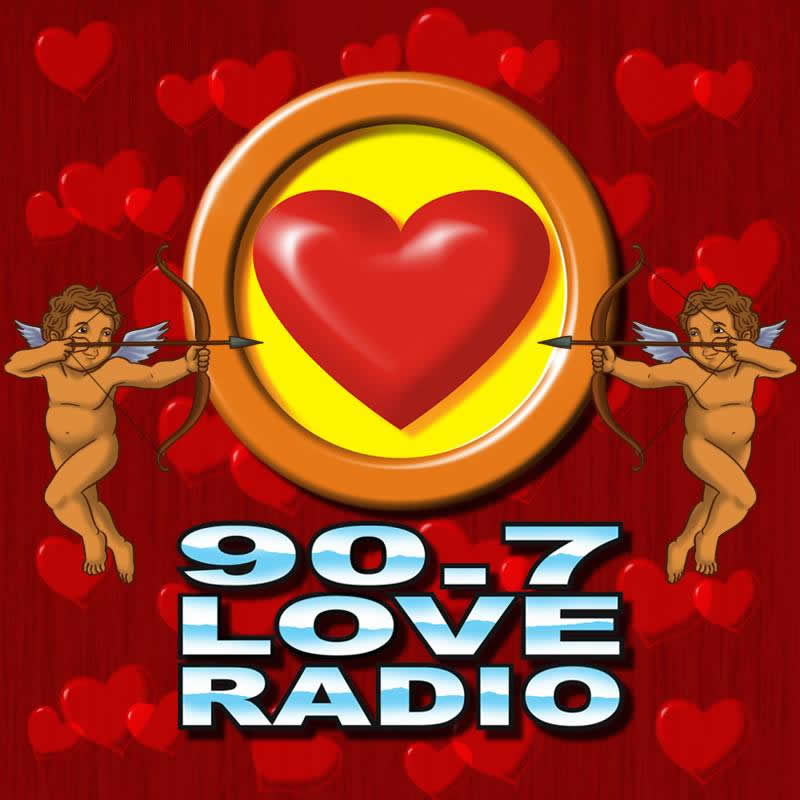 DZMB 90.7 Love Radio FM Radio station logo