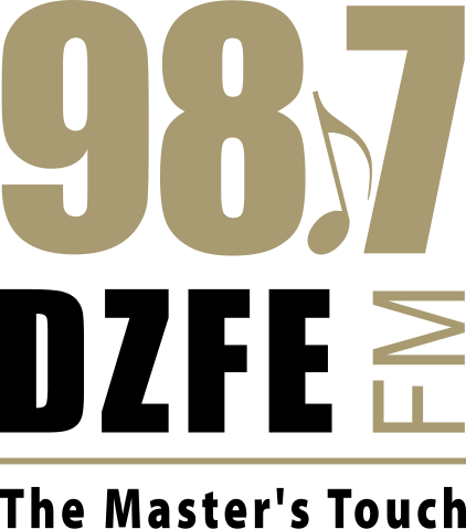 98.7 DZFE The Master's Touch Manila FM Radio Station logo